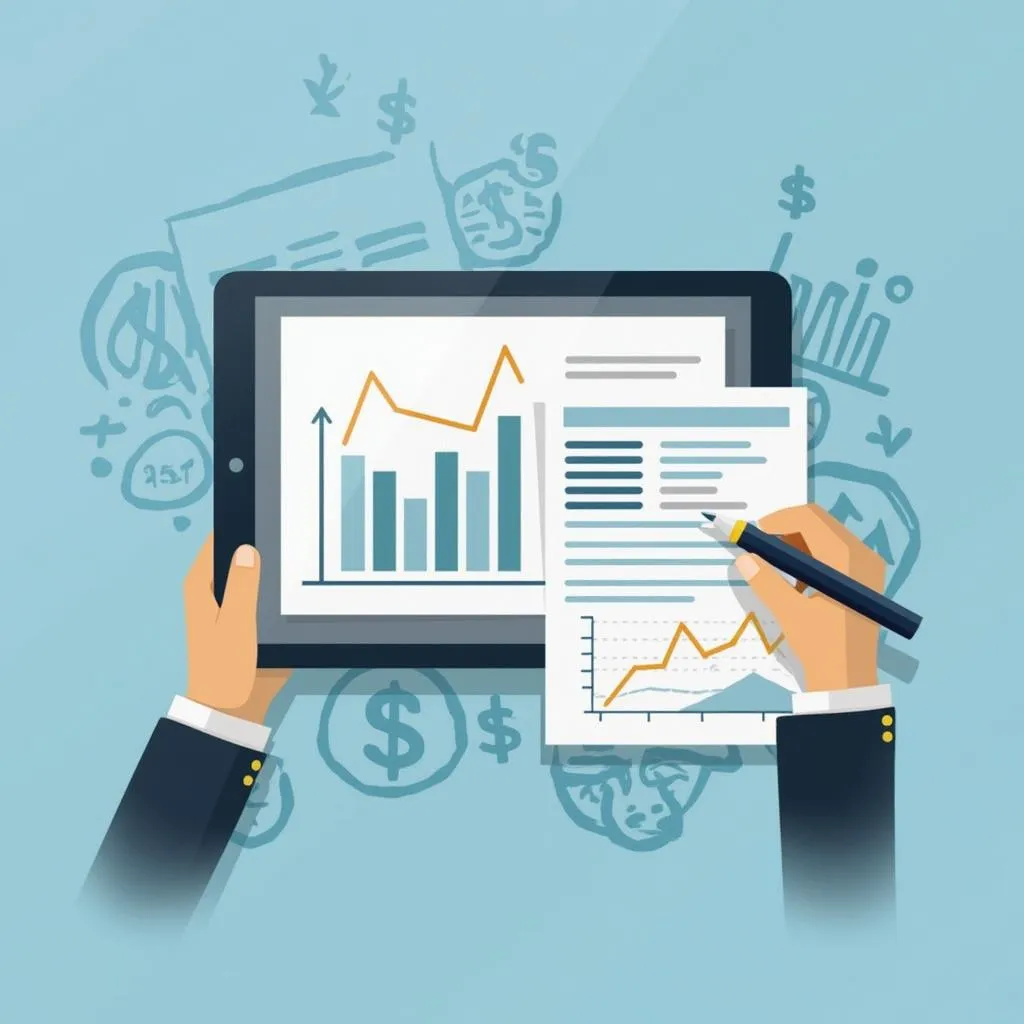 Icono de informe financiero